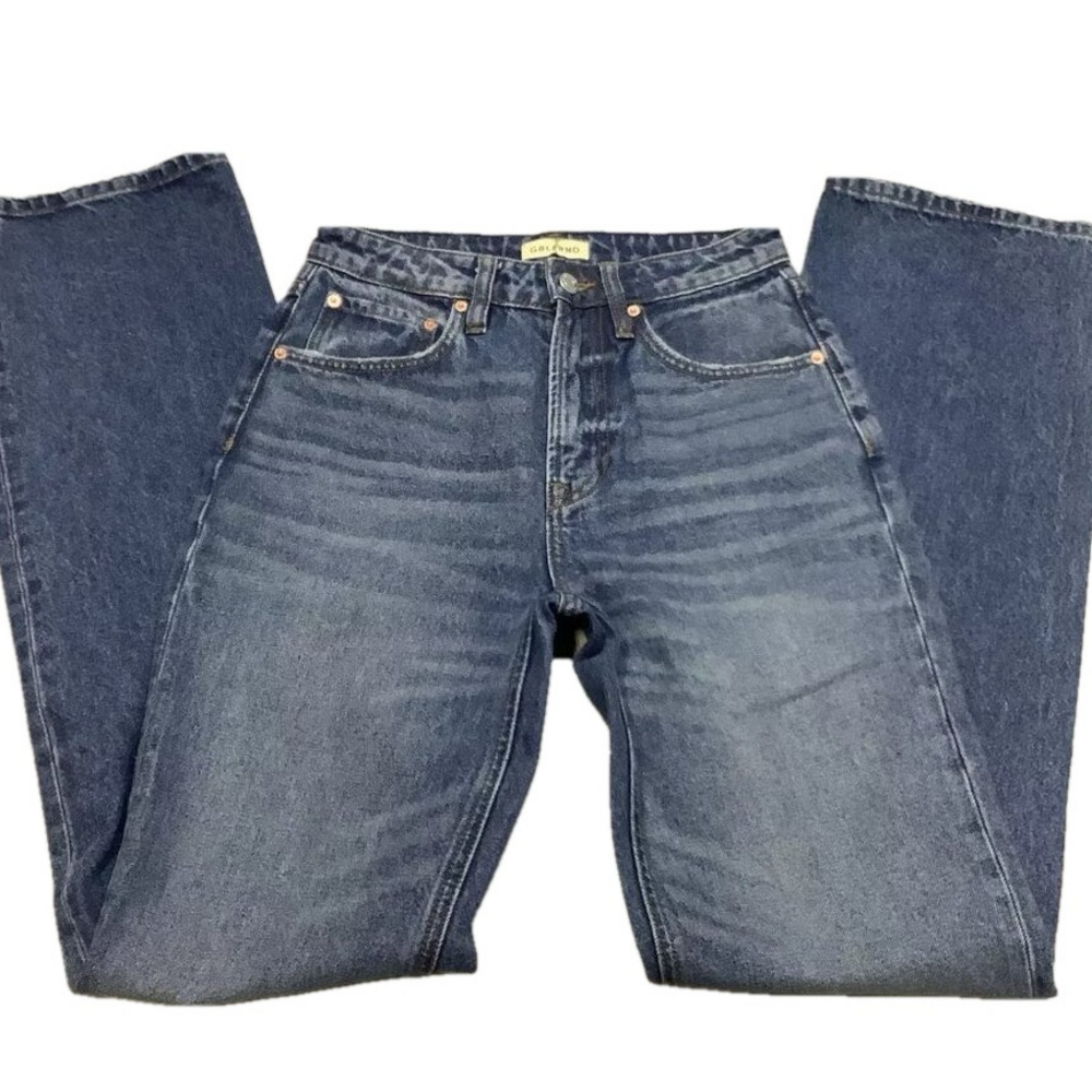 NEW GRLFRND Women's Jeans Melanie High Rise Bootcut Size 25 Blue
